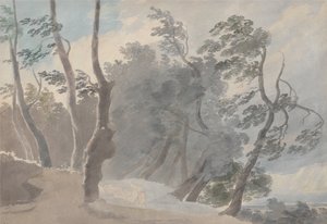 Galleria di Sopra, Albano af John Robert Cozens